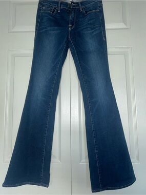 Frame Denim Indigo wide Flare forever Karlie Jeans